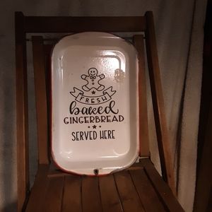 Enamelware christmas decor